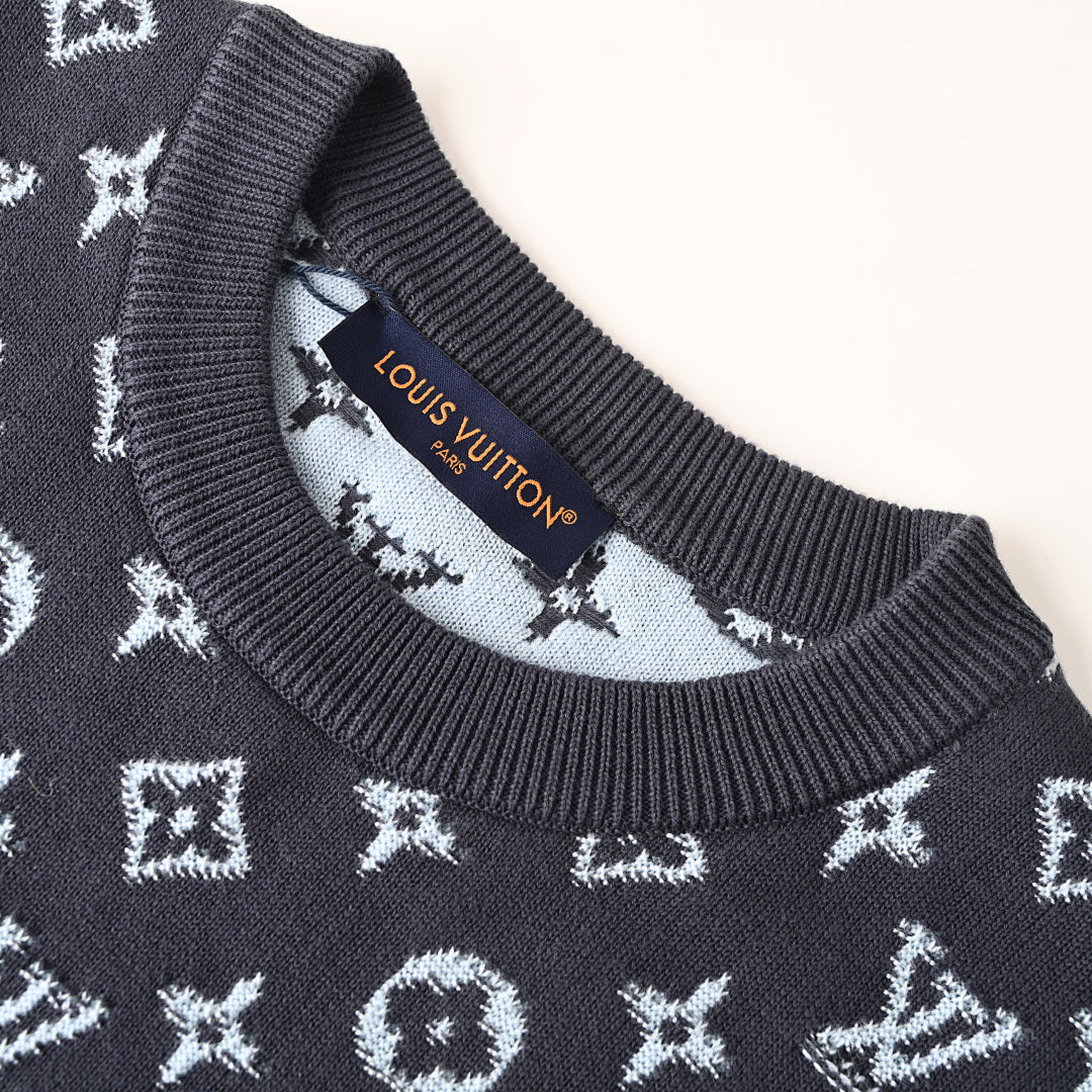 Louis Vuitton Tonal Monogram Jacquard Cotton Sweatshirt - product image 4