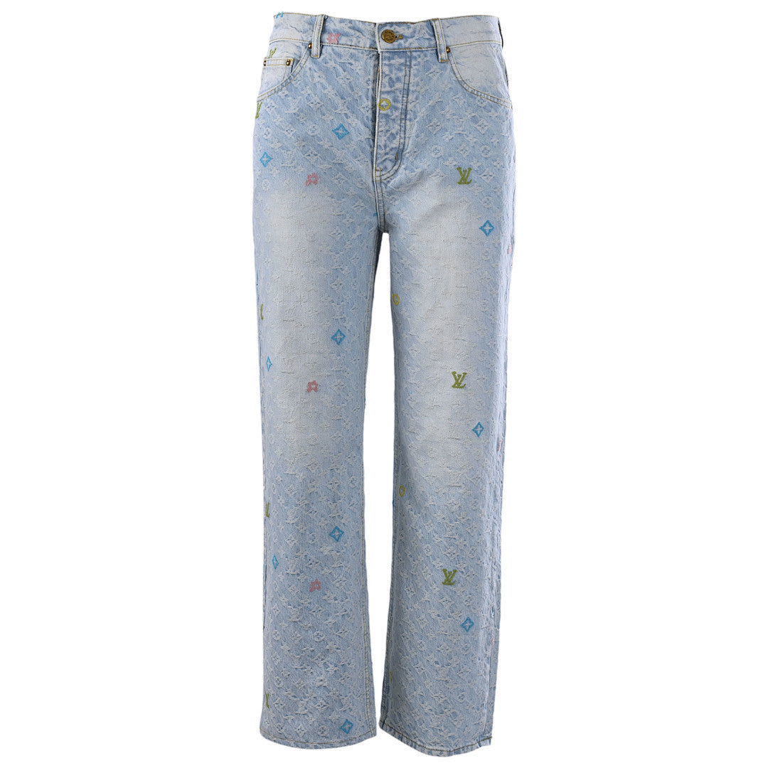 Louis Vuitton LV Detail Straight-Leg Denim Jeans - product image