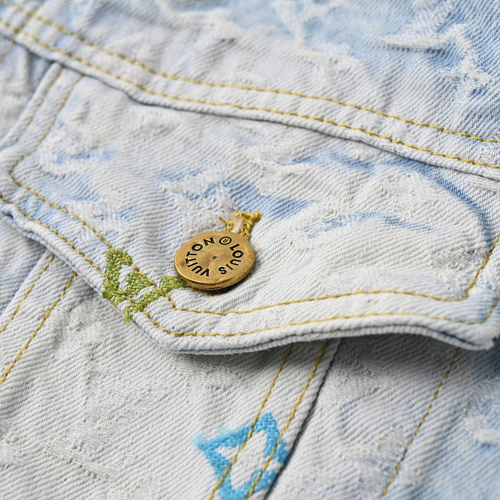 Louis Vuitton x - Collaboration Candy-Embroidered Denim Jacket - product image 3