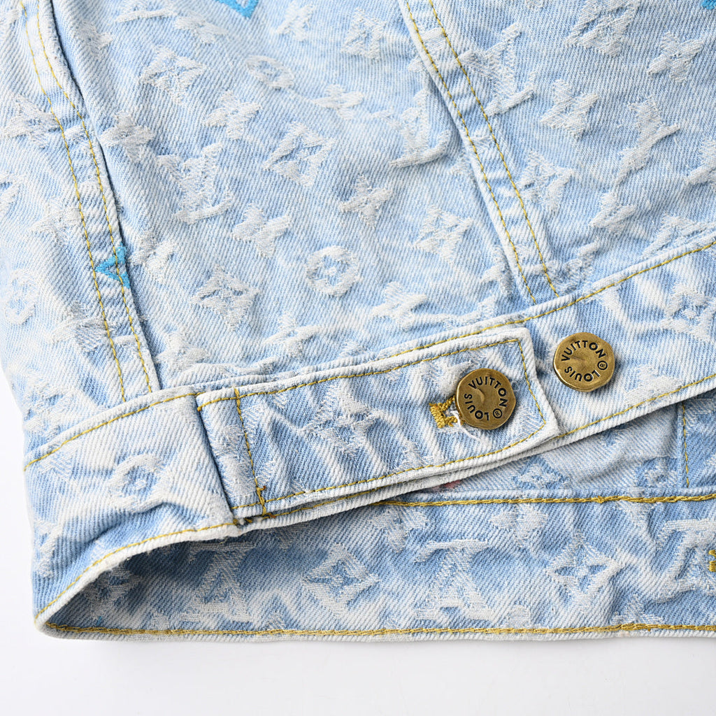 Louis Vuitton x - Collaboration Candy-Embroidered Denim Jacket - product image 5