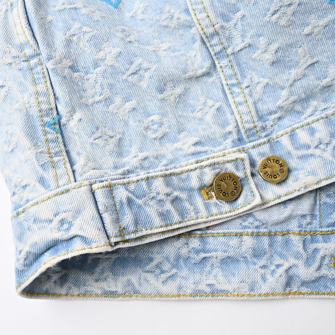 Louis Vuitton x - Collaboration Candy-Embroidered Denim Jacket - product image 5