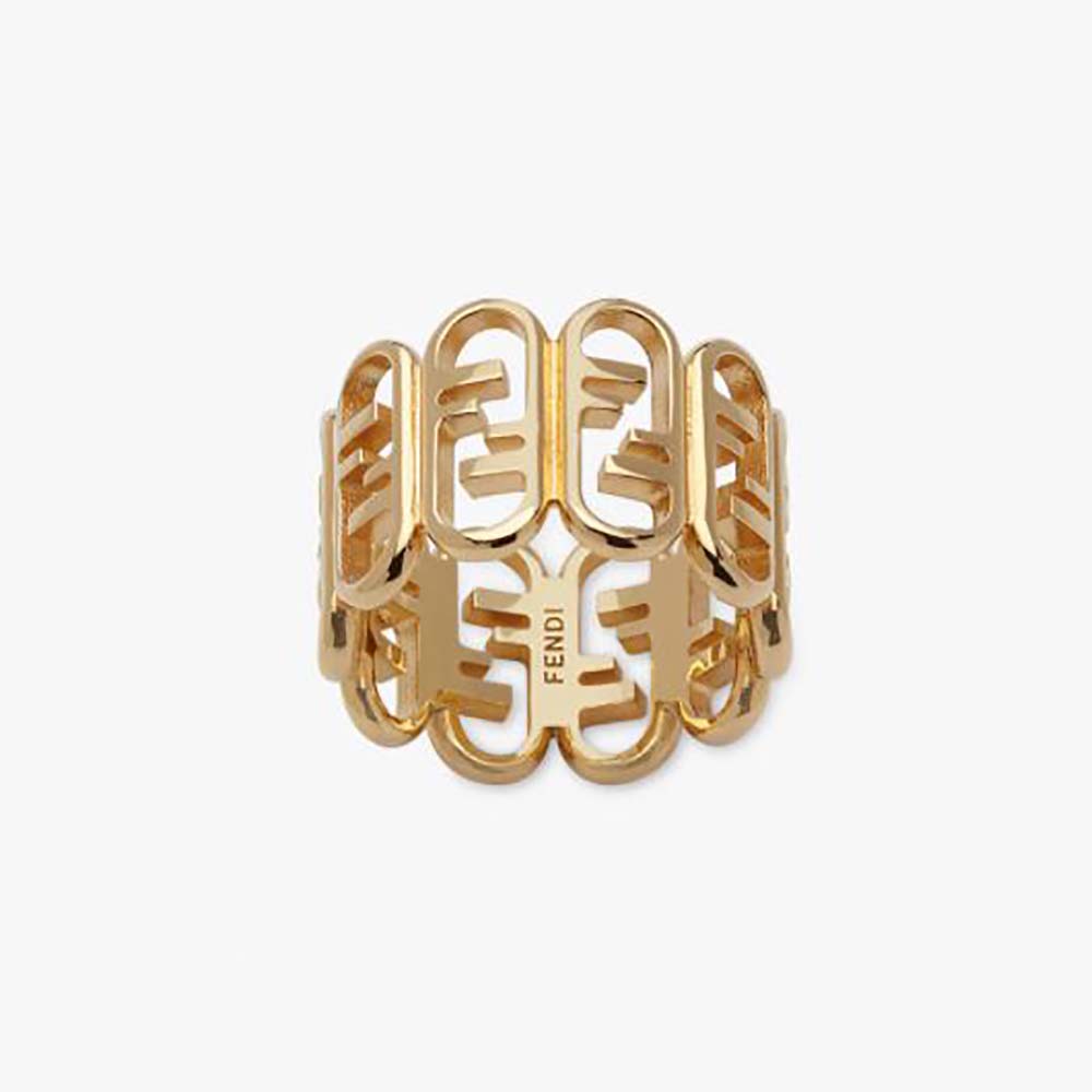 Fendi OLock 18K Gold Ring