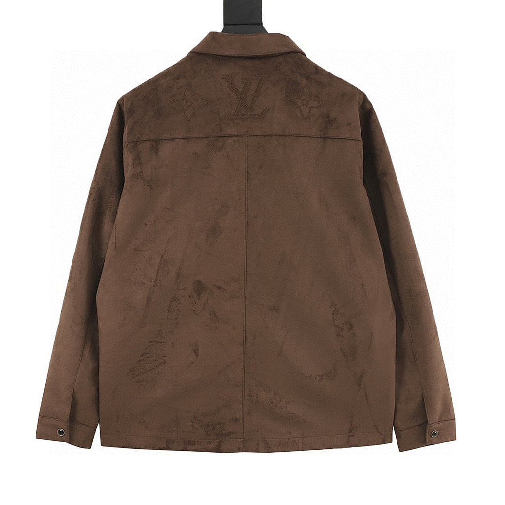 Louis Vuitton Suede Jacket with Large Floral Embroidery - product image 2