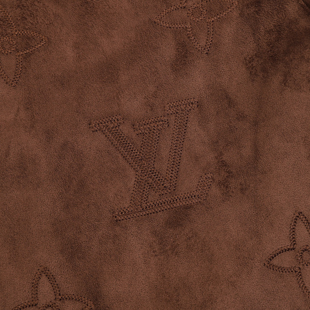Louis Vuitton Suede Jacket with Large Floral Embroidery - product image 4