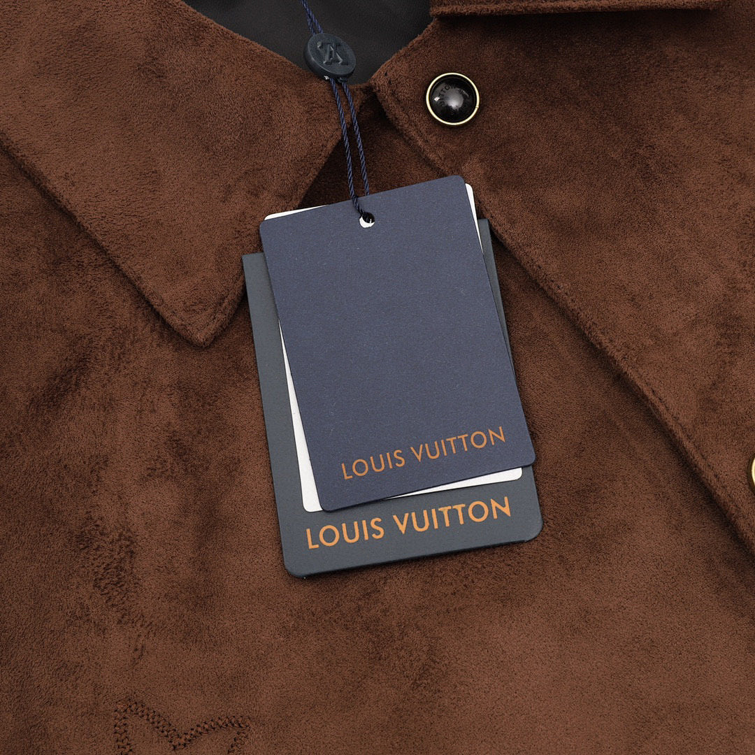 Louis Vuitton Suede Jacket with Large Floral Embroidery - product image 5