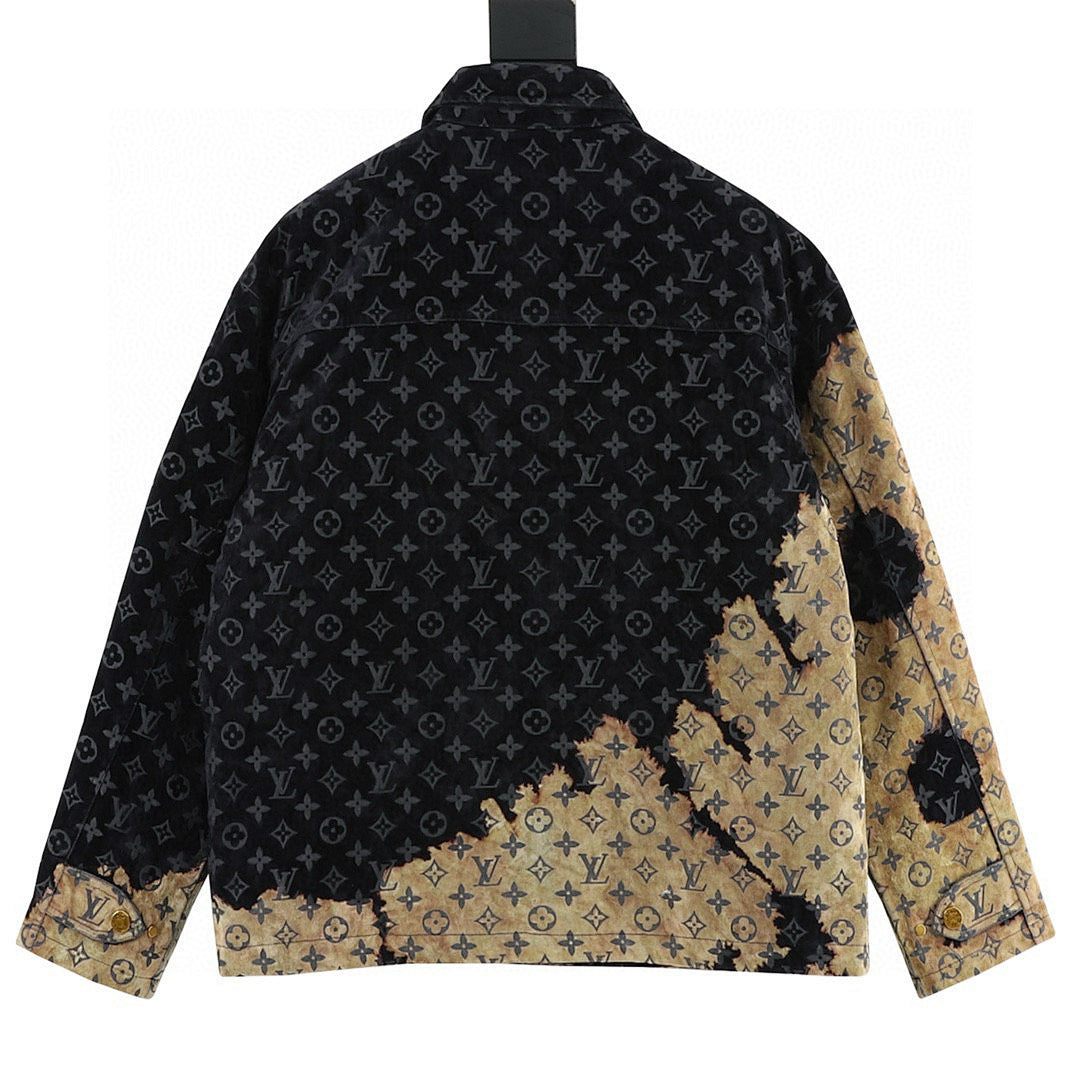Louis Vuitton Faded "Burning Cloud" Print Denim Jacket - product image 2