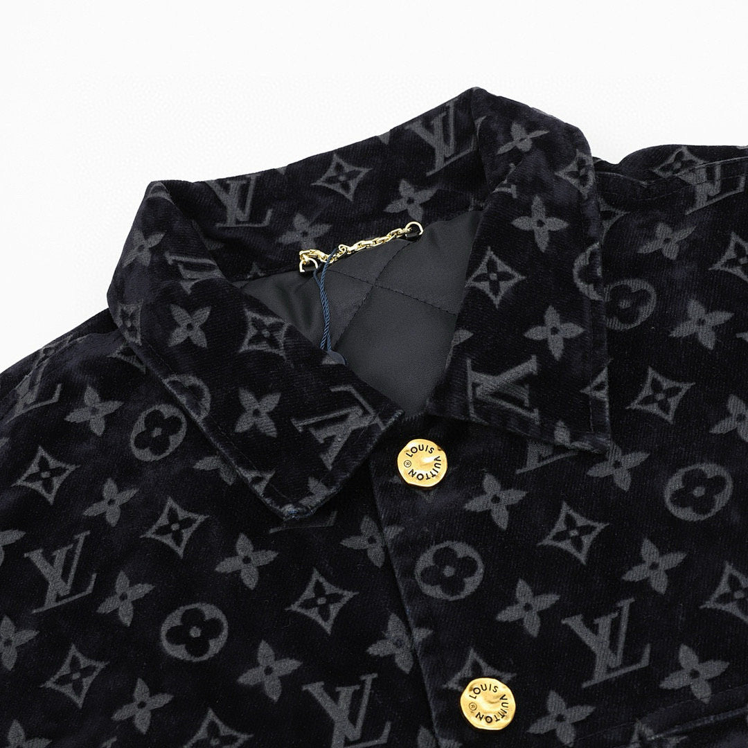 Louis Vuitton Faded "Burning Cloud" Print Denim Jacket - product image 3