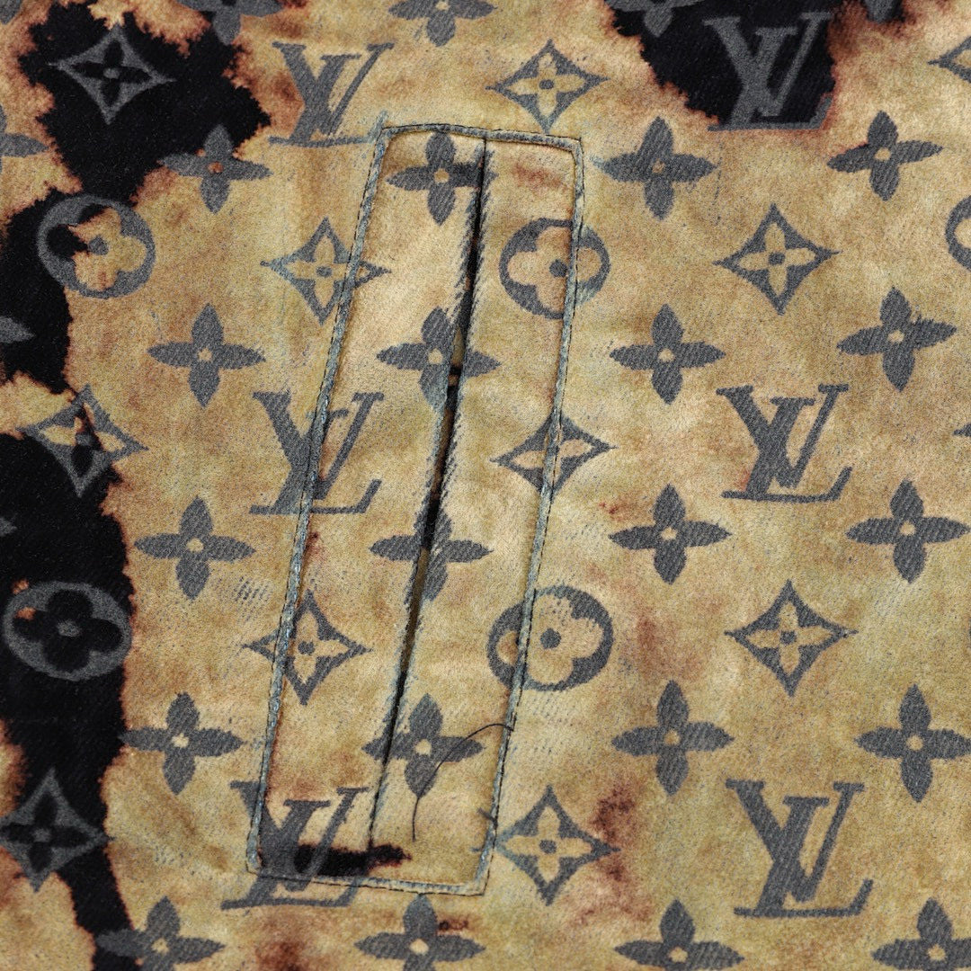 Louis Vuitton Faded "Burning Cloud" Print Denim Jacket - product image 4