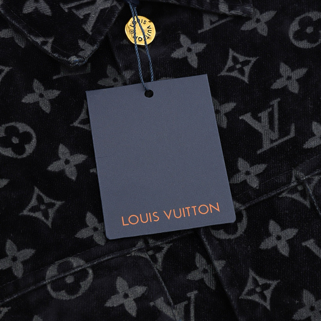 Louis Vuitton Faded "Burning Cloud" Print Denim Jacket - product image 5