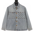 Louis Vuitton Monogram Denim Patchwork Long-Sleeve Jacket - product image