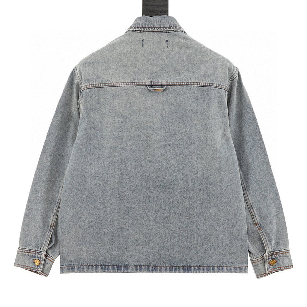 Louis Vuitton Monogram Denim Patchwork Long-Sleeve Jacket - product image 2