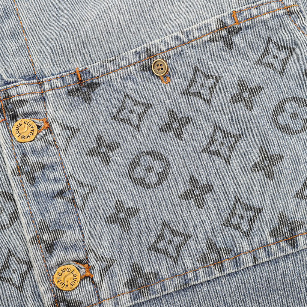 Louis Vuitton Monogram Denim Patchwork Long-Sleeve Jacket - product image 4
