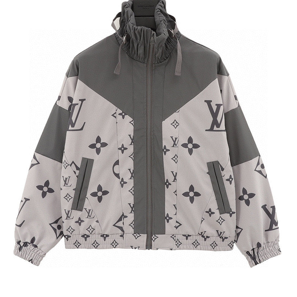 Louis Vuitton Monogram Patchwork Full-Print Trench Coat-Style Zip Jacket - product image