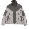 Louis Vuitton Monogram Patchwork Full-Print Trench Coat-Style Zip Jacket - product image
