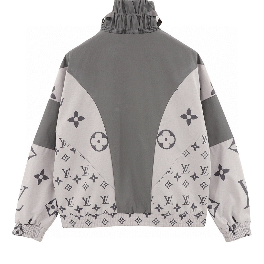 Louis Vuitton Monogram Patchwork Full-Print Trench Coat-Style Zip Jacket - product image 2