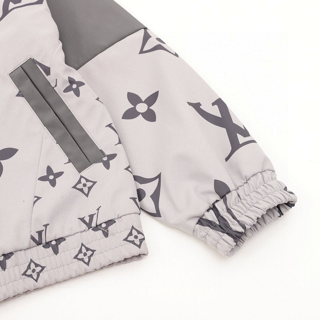 Louis Vuitton Monogram Patchwork Full-Print Trench Coat-Style Zip Jacket - product image 3