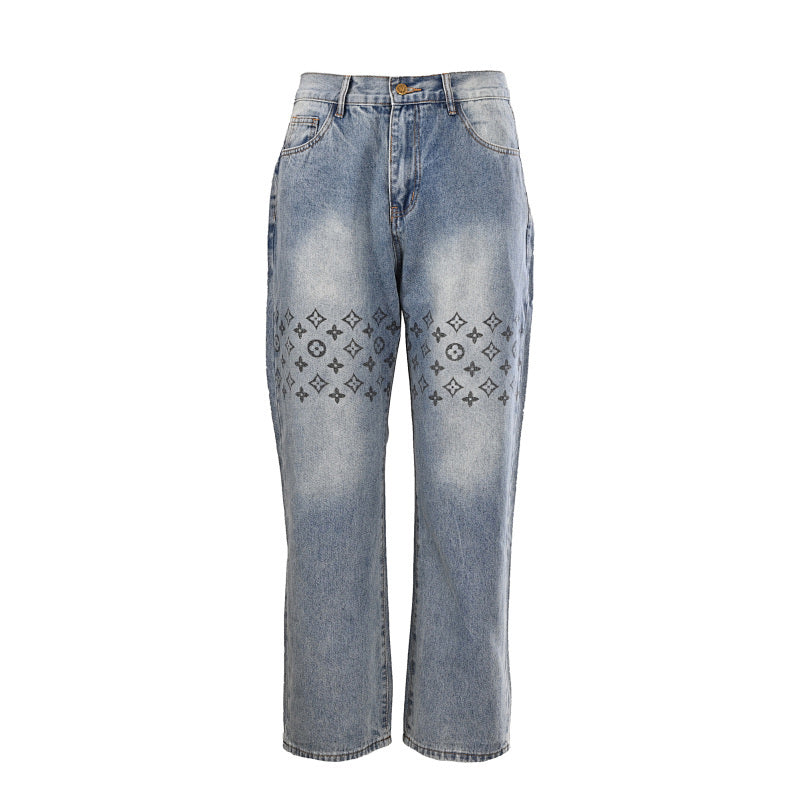 Louis Vuitton LV Detail Straight-Leg Denim Trousers - product image