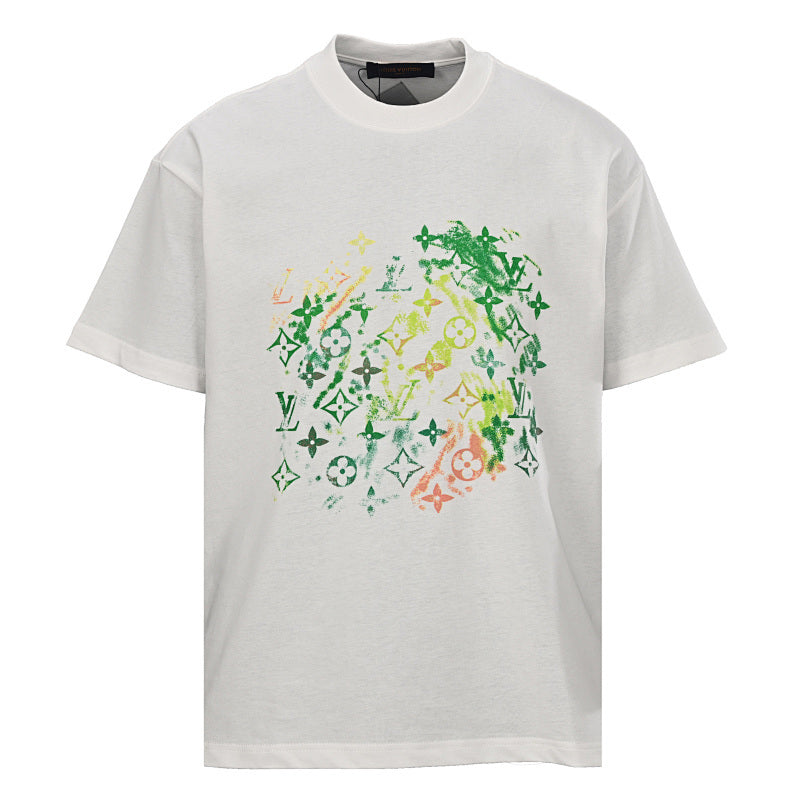 Louis Vuitton Gradient Shoulder-Letter Short-Sleeve T-Shirt - product image