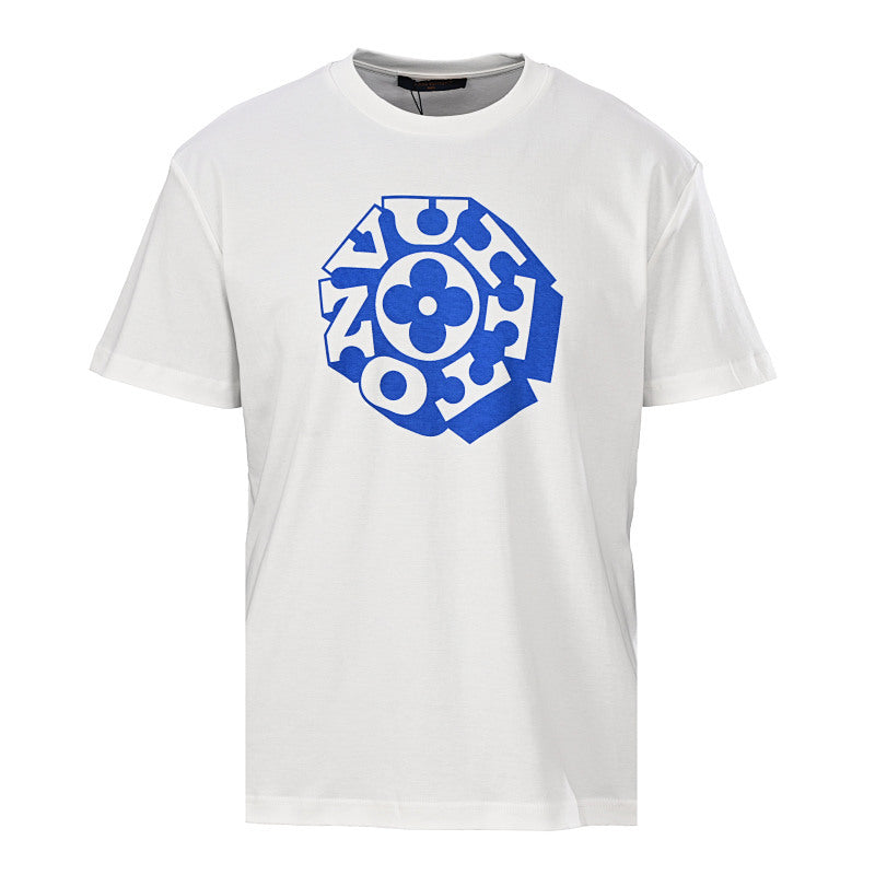 Louis Vuitton Short-Sleeve T-Shirt with Blue Circle Print - product image