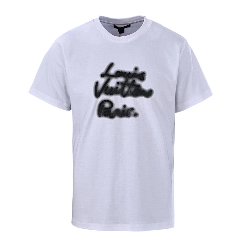 Louis Vuitton Neon Logo Crewneck Short-Sleeve T-Shirt - product image