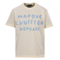 Louis Vuitton Blue Short-Sleeve T-Shirt with Knitted Embroidery - product image