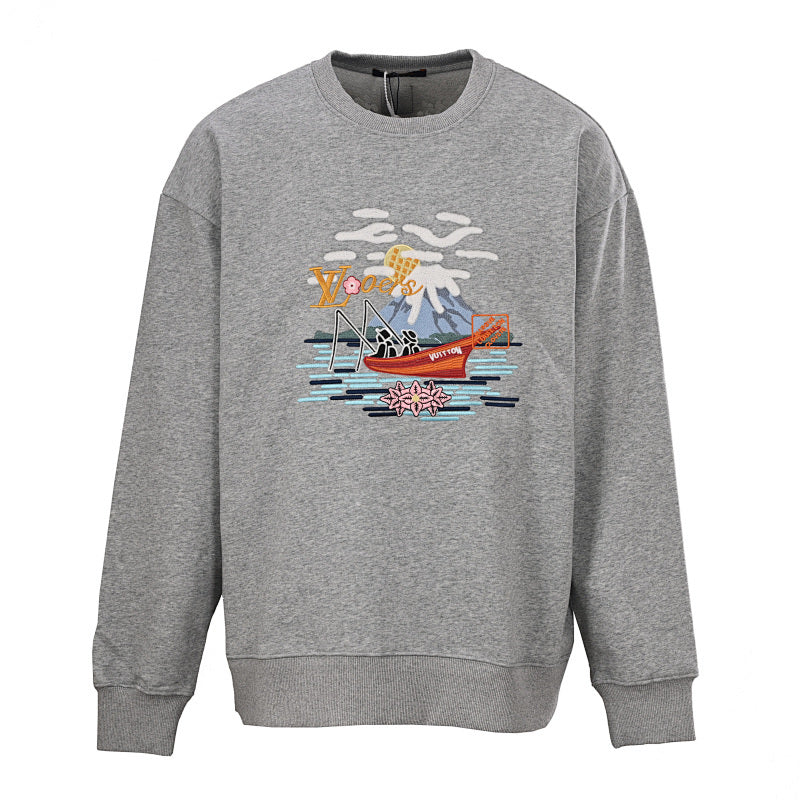 Louis Vuitton Tonal Monogram Jacquard Cotton Sweatshirt - product image