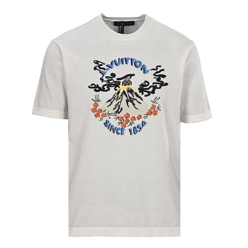 Louis Vuitton x Nigo Collaboration Embroidered Knit T-Shirt - product image