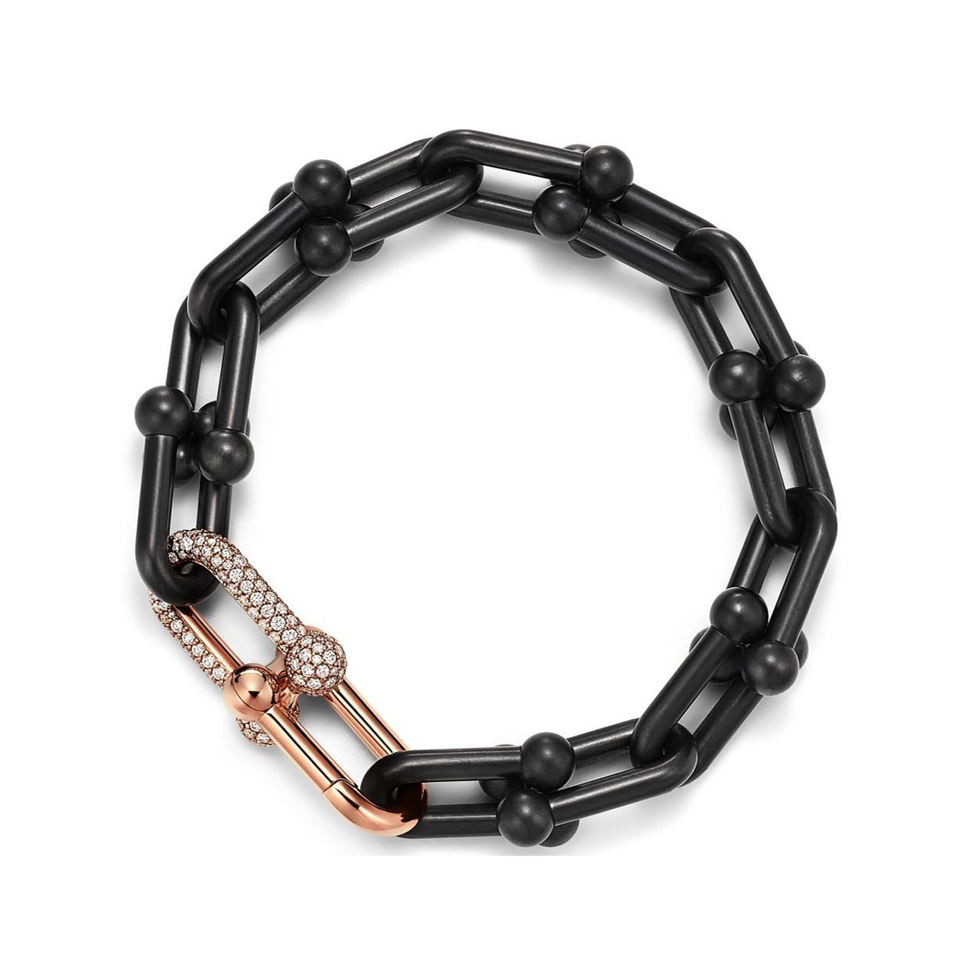 Tiffany HardWear Titanium 18K Gold Bracelet