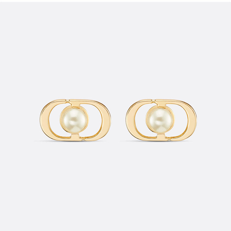 Dior Petit Jolie Mini Stud 18K Gold Earrings