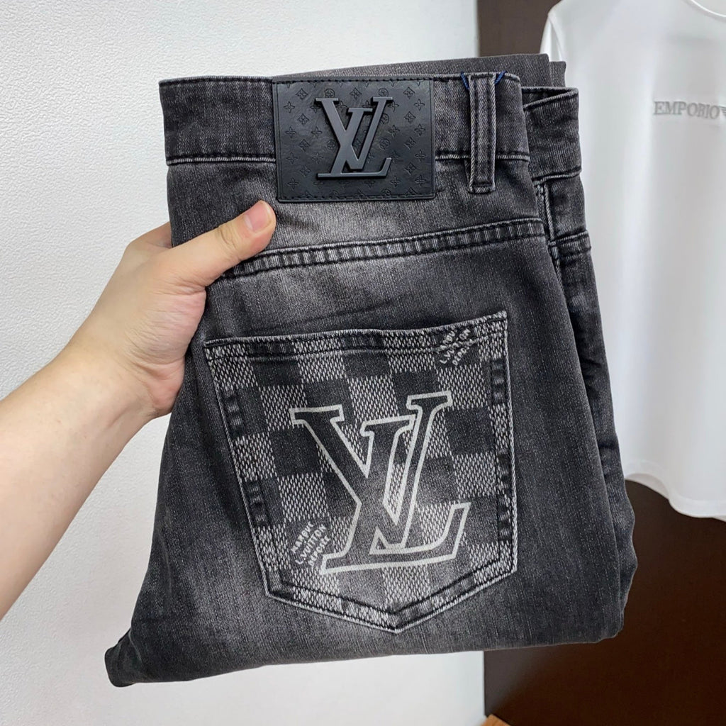 Louis Vuitton Logo-Embroidered Jeans - product image