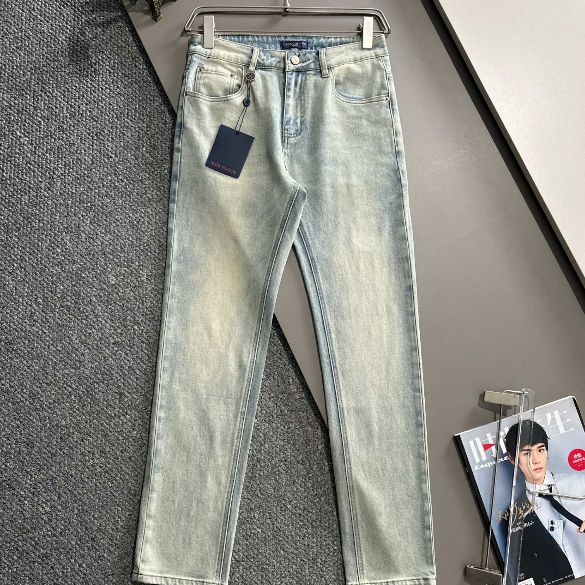 Louis Vuitton Logo-Embroidered Jeans - product image