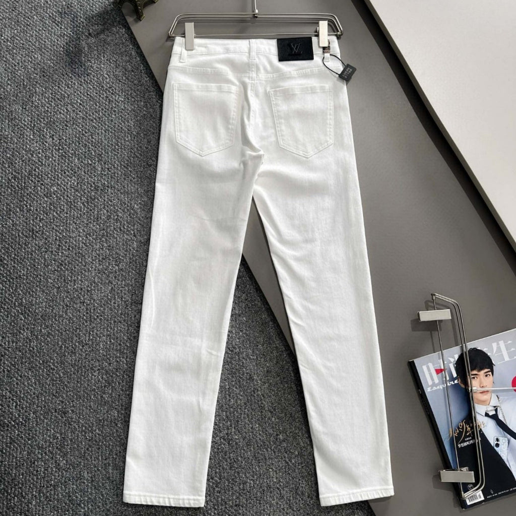 Louis Vuitton Logo-Embroidered Jeans - product image