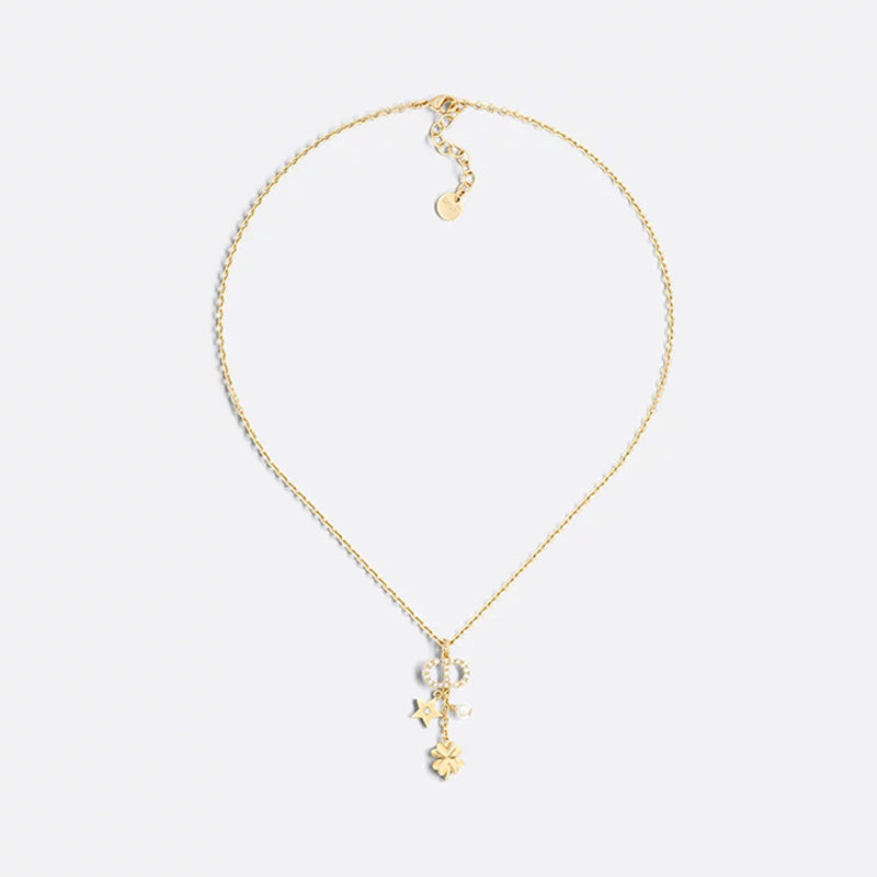 Dior Petit Lucky Charms 18K Gold Necklace