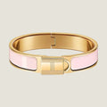 Hermes Clic Cadenas Pink 18K Gold Bracelet