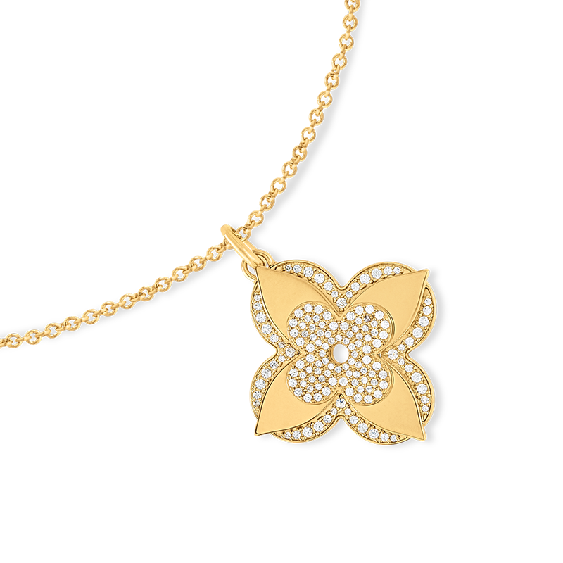 Louis Vuitton Medaillon 18K Gold Necklace