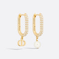 Dior D-Fusion 18K Gold Earrings