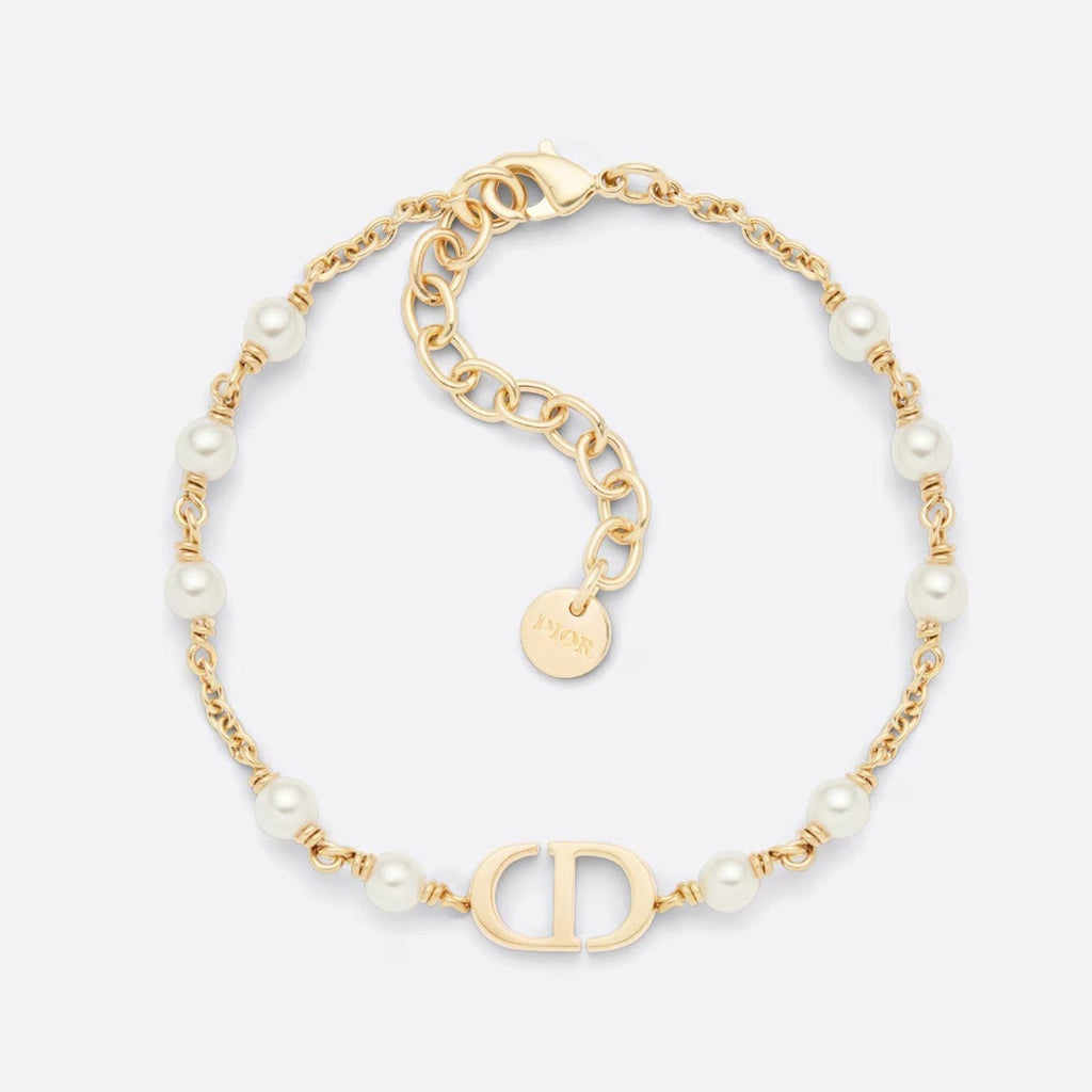 Dior Petit Pearls 18K Gold Bracelet