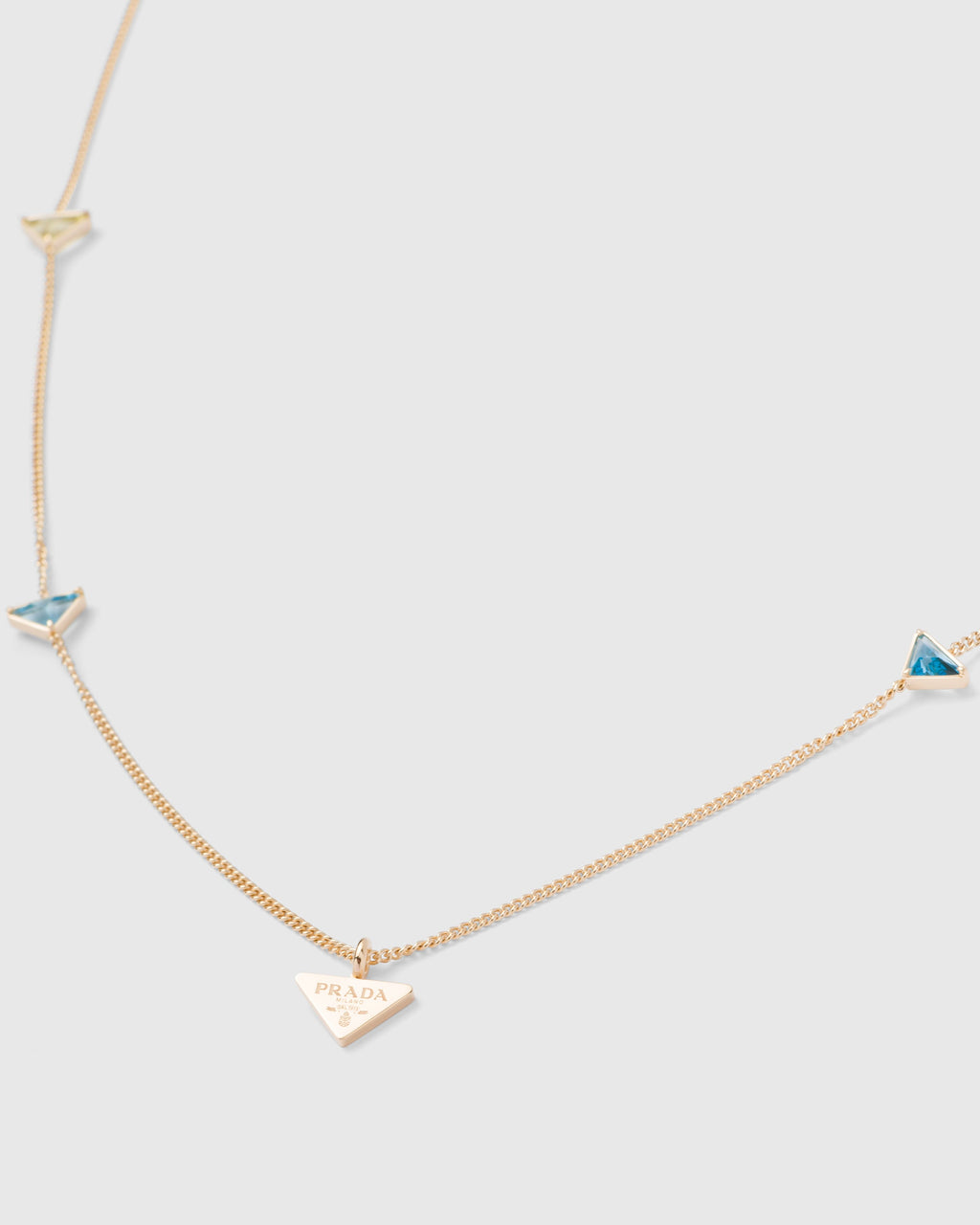 Prada Eternal Gold Semi-Precious Stones 18K Gold Necklace