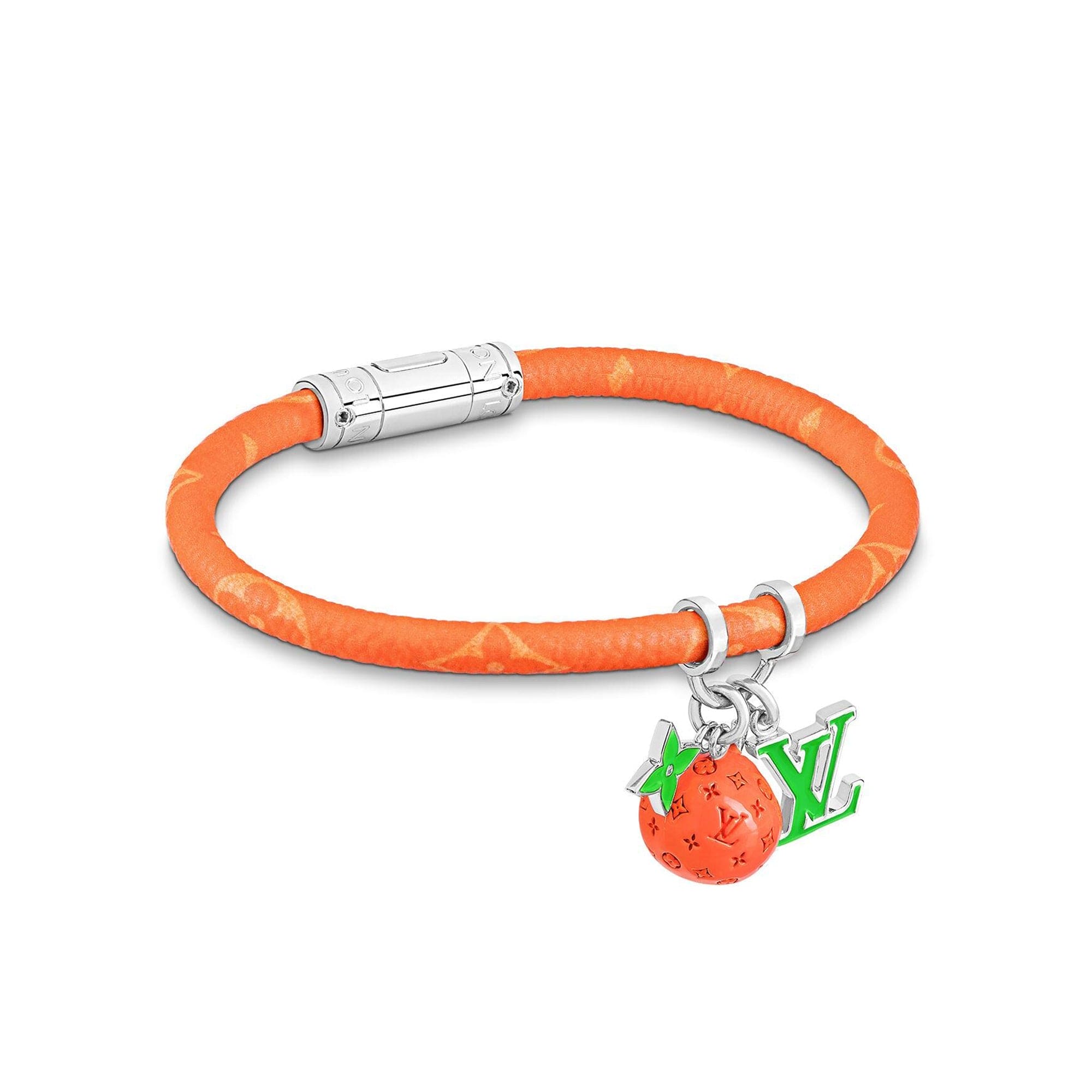 Louis Vuitton Hang It Fruits Orange 18K Gold Bracelet