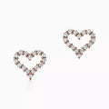Tiffany Heart Diamonds 18K Rose Gold Earrings