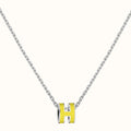 Hermes Mini Pop Yellow 18K Gold Necklace