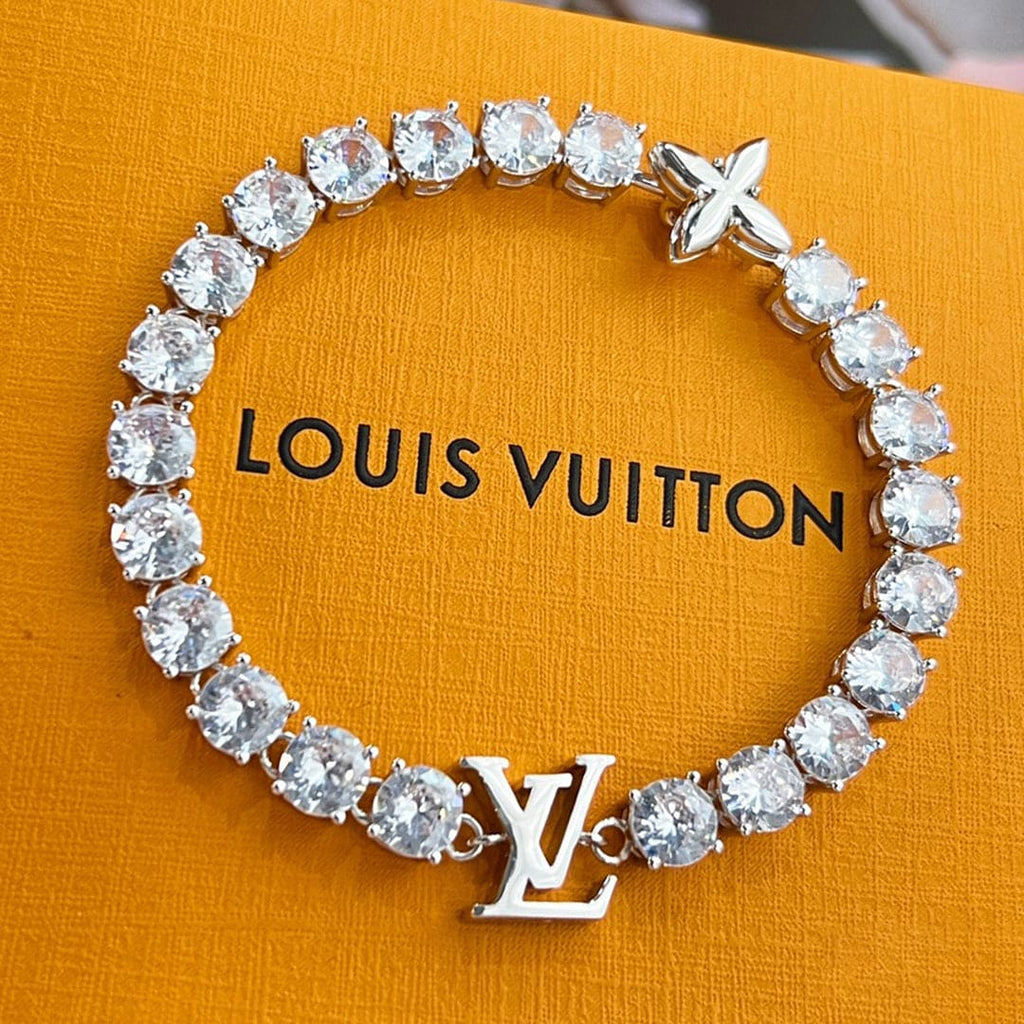 Louis Vuitton Crystals 18K Gold Bracelet