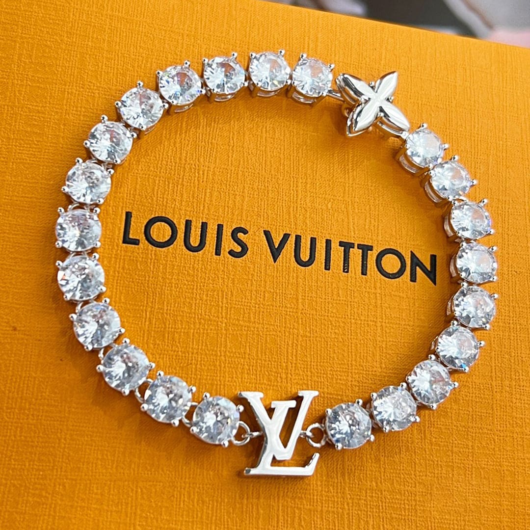 Louis Vuitton Crystals 18K Gold Bracelet