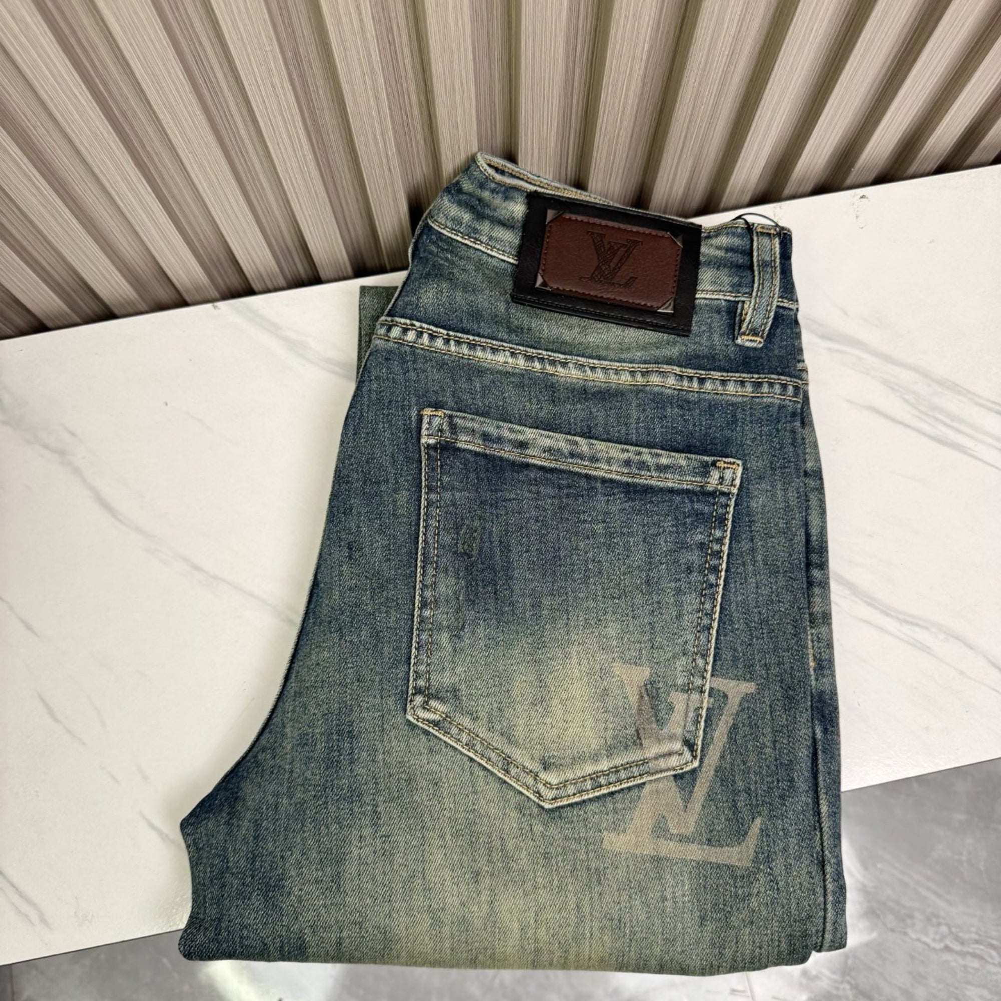 Louis Vuitton Logo-Embroidered Jeans - product image 5
