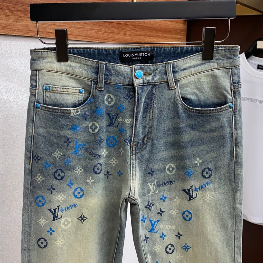 Louis Vuitton Logo-Embroidered Jeans - product image 4