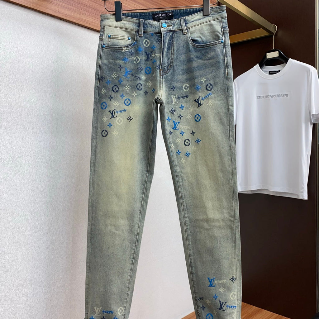 Louis Vuitton Logo-Embroidered Jeans - product image 2