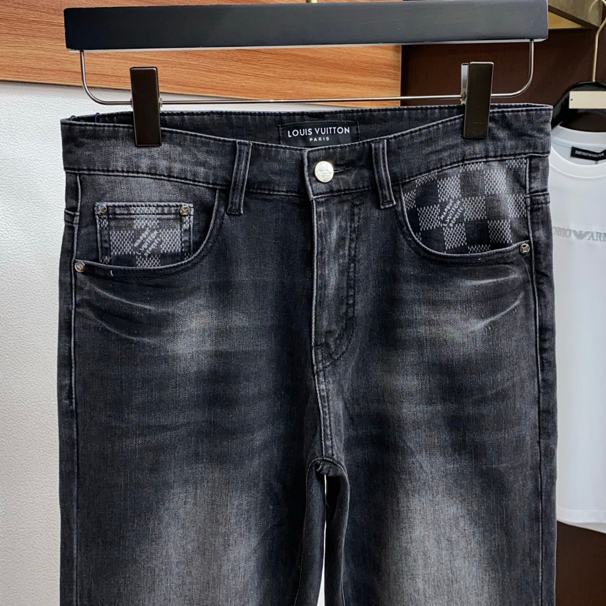 Louis Vuitton Logo-Embroidered Jeans - product image 4