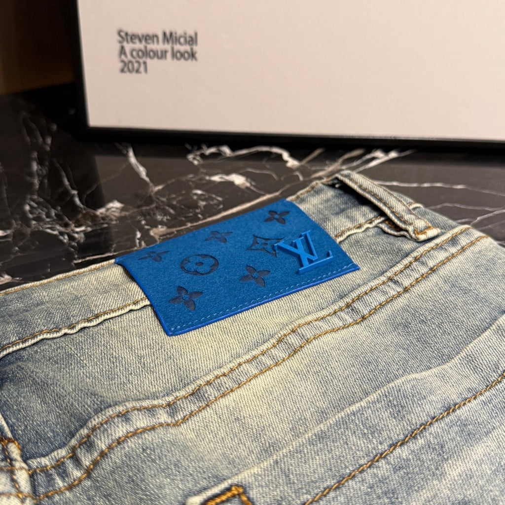 Louis Vuitton Logo-Embroidered Jeans - product image 3