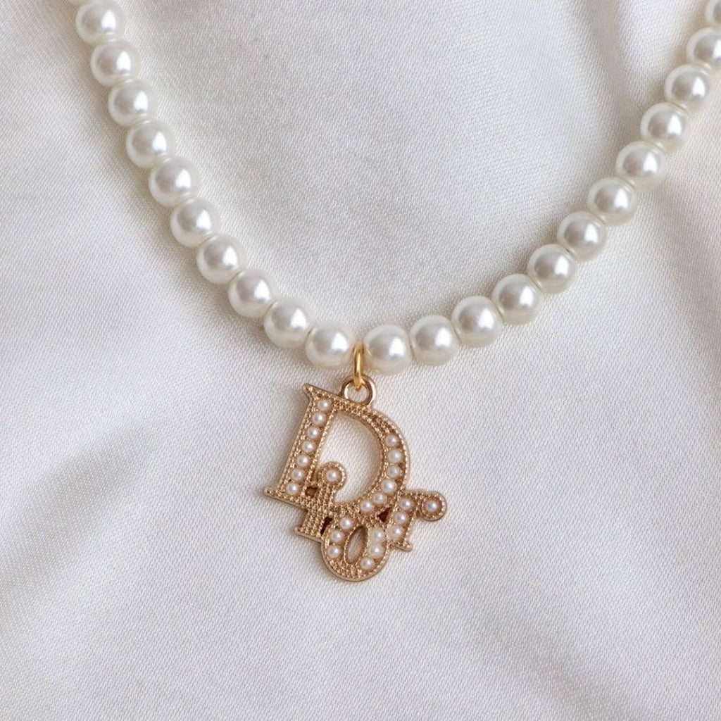 Dior Pearl 18K Gold Necklace