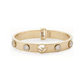 Fendi Is Crystals 18K Gold Bracelet